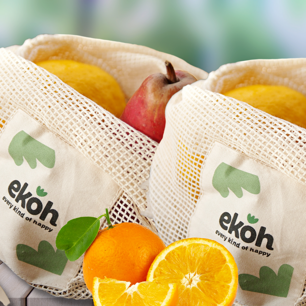 Reduce Your Carbon Footprint with Reusable Cotton Produce Bags