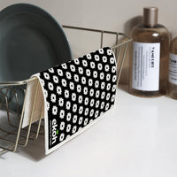 Eco Cloths Swedish Sponge Compostable Dishcloths (1pc) Black & White Daisy