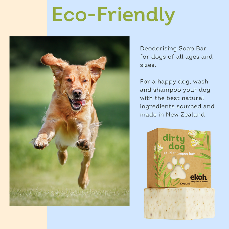 Dog Shampoo Conditioner Bar - Nourishing, Plastic-Free, Vegan, Cruelty-Free, Eco-Friendly, 200g