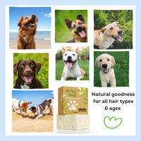 Natural Dog Shampoo Bar - Neem & Tea Tree | Eco-Friendly Pet Soap 200g