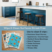 Eco Cloths Swedish Sponge Compostable Dishcloths (1pc) Blue Dolphin