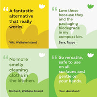 Eco Sponge Cloths Swedish Dishcloth 2 Pack Aussie Native Prints Compostable Dishcloths - Ekoh-Store