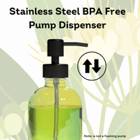 Pump Dispenser Replacement Black Stainless Steel Food Grade 28mm / 1.1inches - Ekoh-Store