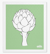 Eco Sponge Cloths Compostable Dishcloths - Swedish Dish Cloths - Veggie Mix Printed Dishwashing Cloths 3 Pack - Ekoh-Store