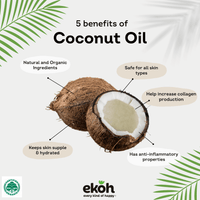 Natural Coconut Soap Bar Organic Hydrating Cleansing Body Wash Bar - Coconut Oats Vanilla Shea - Ekoh-Store