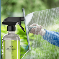 Trigger Spray Pump Dispenser Replacement - Adjustable Nozzle Black BPA Free 28mm/1.1inches - Ekoh-Store