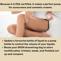 Pump Dispenser Replacement Black Stainless Steel Food Grade 28mm / 1.1inches - Ekoh-Store