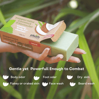 Organic Coconut Soap Bar Premium Eco Body Bar Peppermint Lavender Soap 200g - Ekoh-Store
