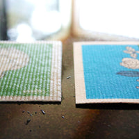 Swedish Dishcloth Veggie Garden Print Eco Compostable Sponge Cloth 1pc. - Ekoh-Store
