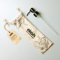 Pump Dispenser Replacement Black Stainless Steel Food Grade 28mm / 1.1inches - Ekoh-Store