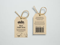 Trigger Spray Pump Dispenser Replacement - Adjustable Nozzle Black BPA Free 28mm/1.1inches - Ekoh-Store