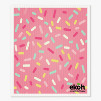 Swedish Dish Cloths Eco Sponge Cleaning Cloths 3 Pack Assorted Sweat Treats Prints - Ekoh-Store