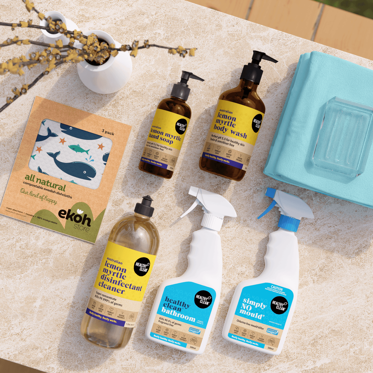 Spring Cleaning your home with natural cleaning products from EKOH