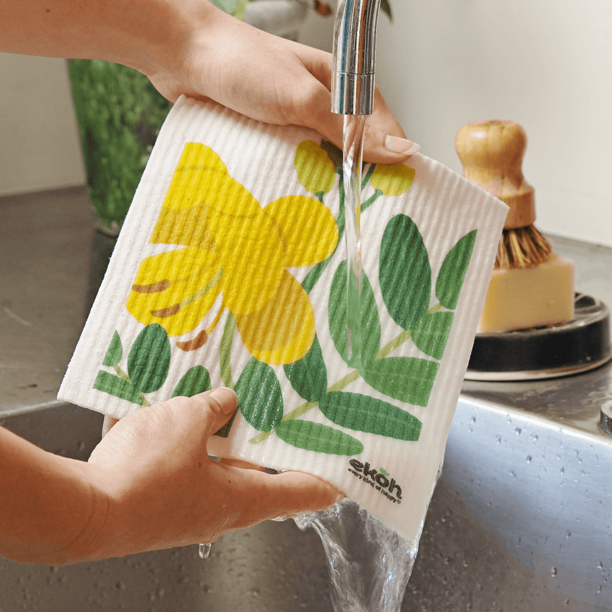 Eco sponge cloths, make a change for good to biodegradable Swedish dishcloths