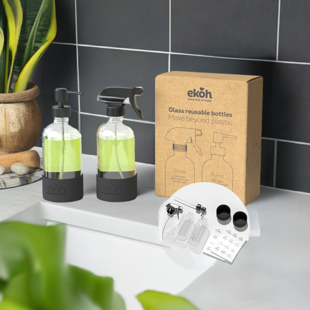 Why Use EKOH Reusable Glass Spray & Soap Dispensers Bottles