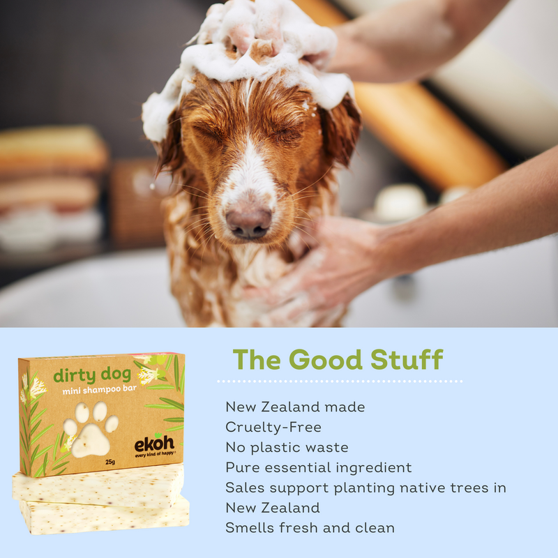 Mini Dog Shampoo Bars - 7 Pack Natural Soap for Puppies and Dirty Dogs