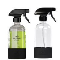 Glass Spray Bottles 500ml Refillable 2 Pack Eco-Friendly EKOH