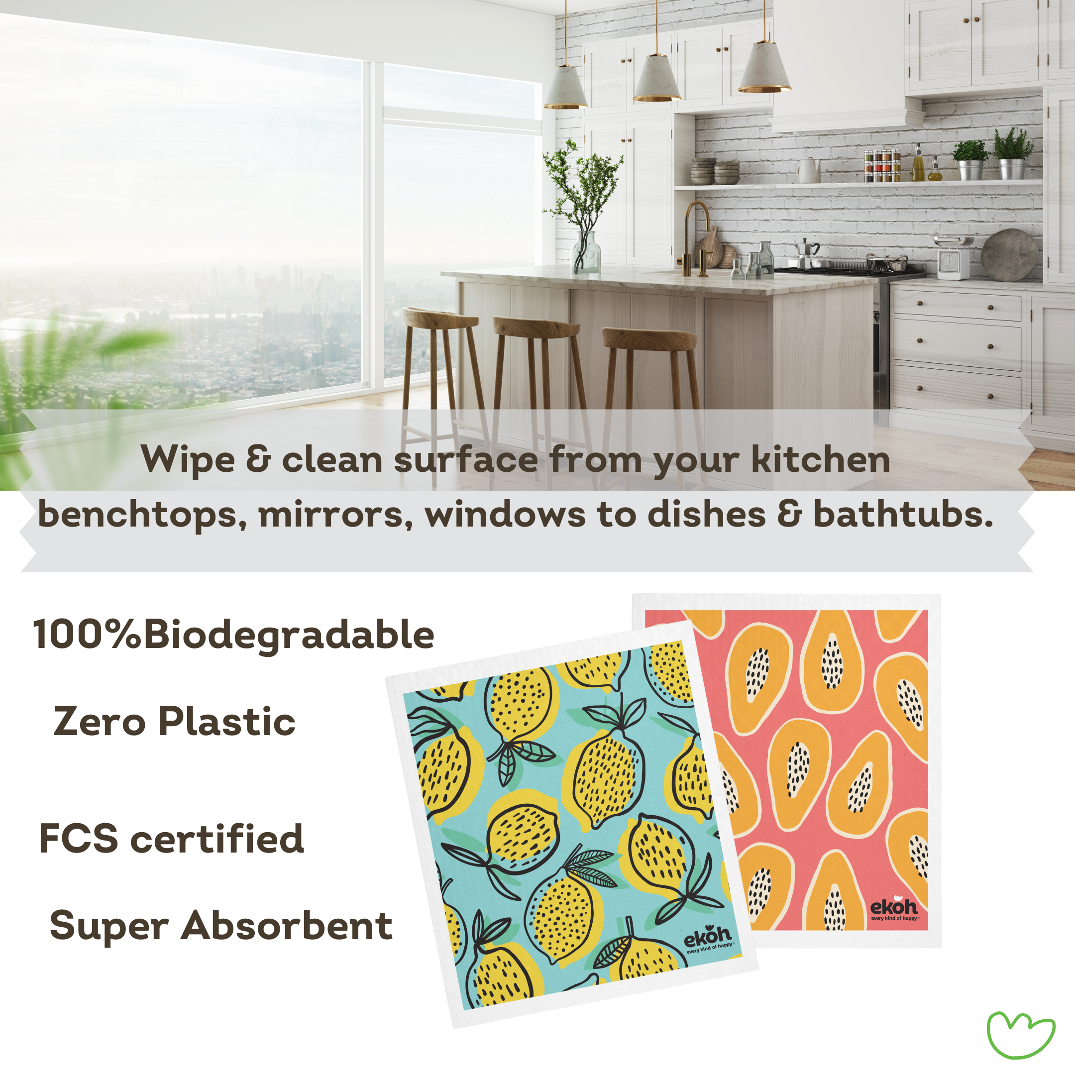 Biodegradable Dishcloth – Olsen+Olsen