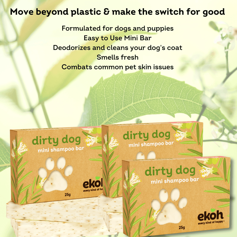 Mini Pet Shampoo Bars - 7 Pack of 25g each Dog Soap Wash Bars for Puppies & Dirty Dogs - Ekoh-Store