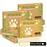 Mini Pet Shampoo Bars - 7 Pack of 25g each Dog Soap Wash Bars for Puppies & Dirty Dogs - Ekoh-Store