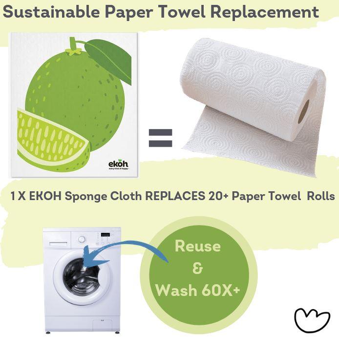 Eco Friendly Reusable Cleaning Cloths Kitchen Dish Rags Washing Paper Towel  Replacement Washcloths Spone - Buy Eco Friendly Reusable Cleaning Cloths  Kitchen Dish Rags Washing Paper Towel Replacement Washcloths Spone Product  on