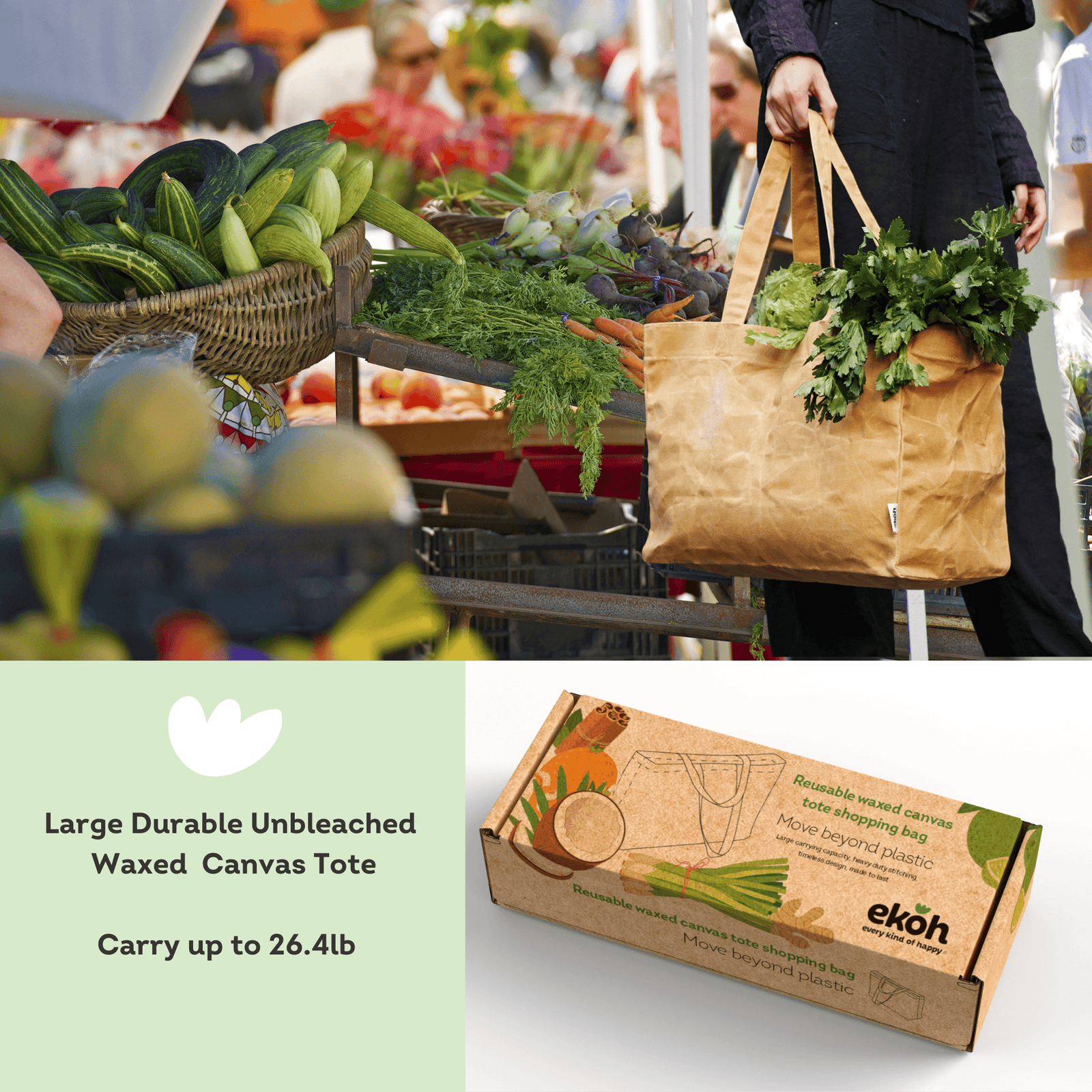 Borsa Tracolla In Cotone 100% Con Scritta Divertente 'Vegetarian Cows Are For Mooing', Shopping Bag Riutilizzabile 42x38 Cm