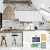 Eco Sponge Dishcloth Natural Compostable Cleaning Cloths Byron Bay Artist Scandi Flora Prints 3 Pack - Ekoh-Store