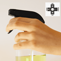 Trigger Spray Pump Dispenser Replacement - Adjustable Nozzle Black BPA Free 28mm/1.1inches - Ekoh-Store