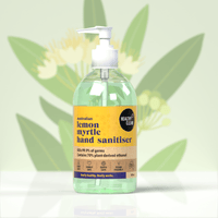 Hand Sanitiser Australian Lemon Myrtle 500ml/16.9fl.oz Pump Dispenser - Ekoh-Store
