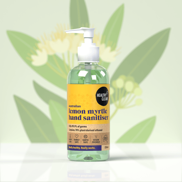 Hand Sanitiser Australian Lemon Myrtle 250ml/8.45fl.oz Pump Dispenser - Ekoh-Store