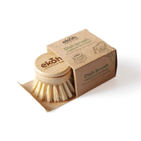 Dish Brushes & Scrubbers Bamboo Kitchen Starter Brush Kit 5 Pack - Ekoh-Store