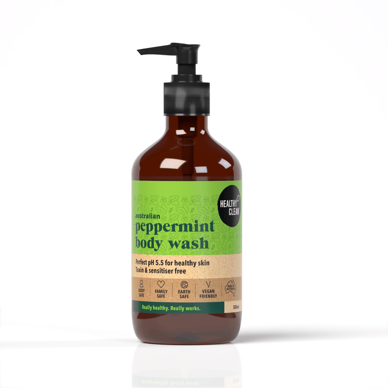 Body Wash Peppermint Bath & Shower Gel Australian Mint Oil 500ml - Ekoh-Store