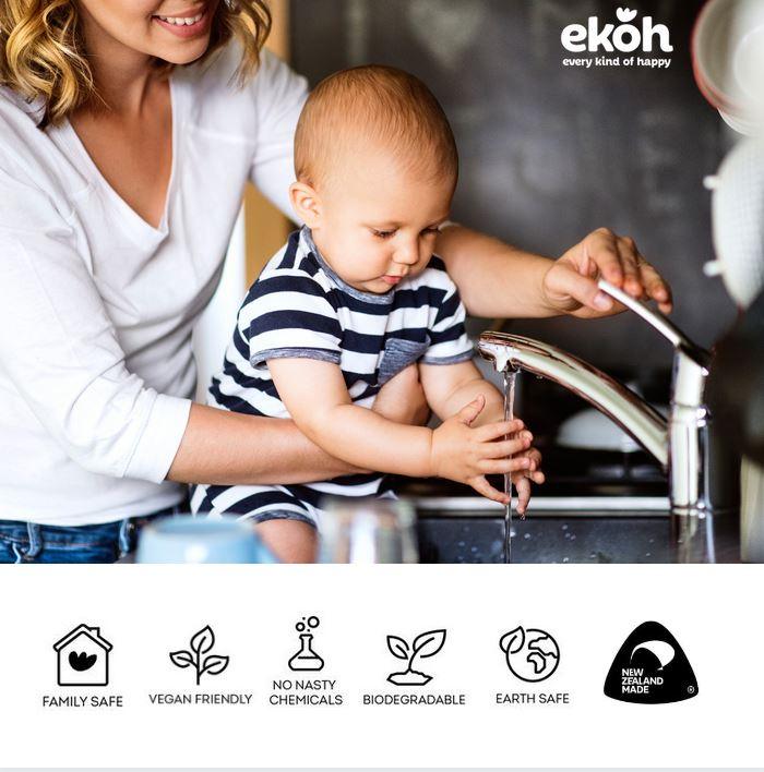 Zero Waste Dishwashing Soap Bar and Laundry Soap Bar (200g / 7.05oz) - Ekoh-Store