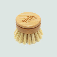 Bamboo Dish Brush Replacement Head Natural Soft Sisal Bristles - Ekoh-Store