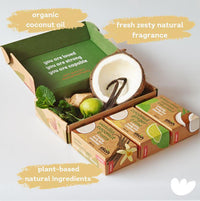 Natural Coconut Soap Bars Gift Set - Organic Hydrating Cleansing Soaps - Handmade Soaps NZ - Ekoh-Store